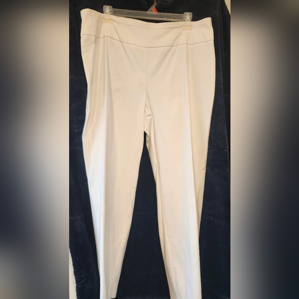 Cato White Stretch Trousers